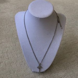 Cookie Lee silver key necklace